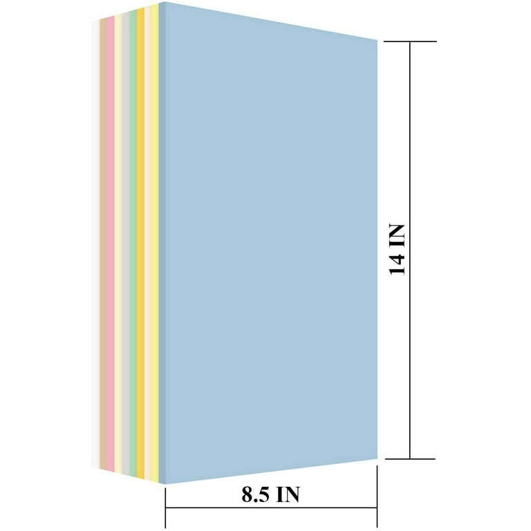 Card Stock 11-x-17-inch 67 Lb Pastel Color Card Stock Paper 10 Assortment Colors of 10 Each 100 Sheets Per Pack 